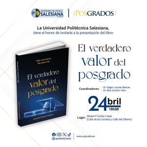 Afiche Presentación del libro: El verdadero valor del posgrado 